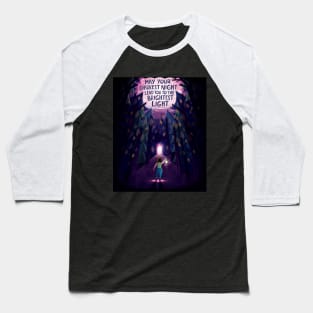 Darkest Night Baseball T-Shirt